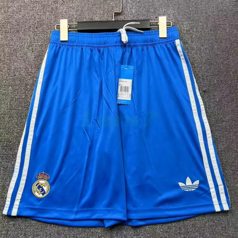Pantalón Corto Real Madrid 3ª Equipación 2025/2026 Azul Pantalón Corto Real Madrid 3ª Equipación 2025/2026 Azul