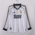 Camiseta Real Madrid 1ª Equipación Retro 1998/00 ML Blanco