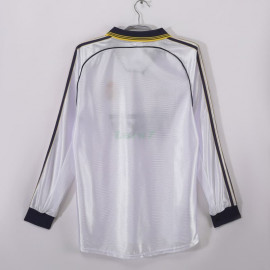 Camiseta Real Madrid 1ª Equipación Retro 1998/00 ML Blanco