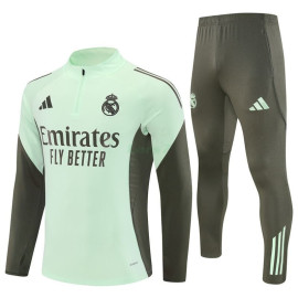 Sudadera De Entrenamiento Real Madrid 2025/2026 Kit Verde Claro Sudadera De Entrenamiento Real Madrid 2025/2026 Kit Verde Claro