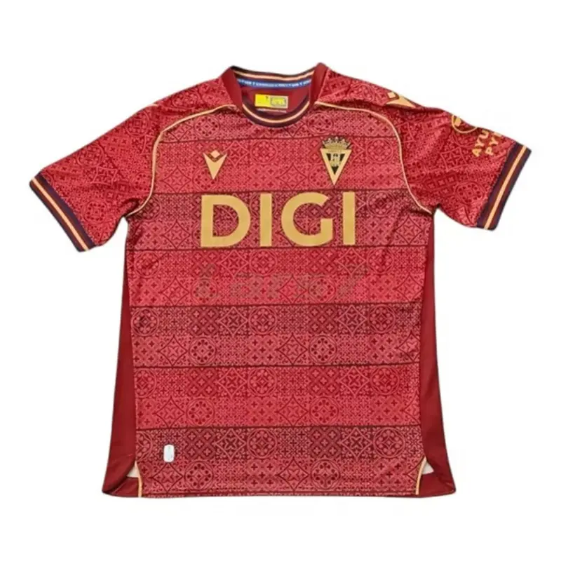 Camiseta Cadiz 2ª Equipación 2025/2026 Rojo Oscuro