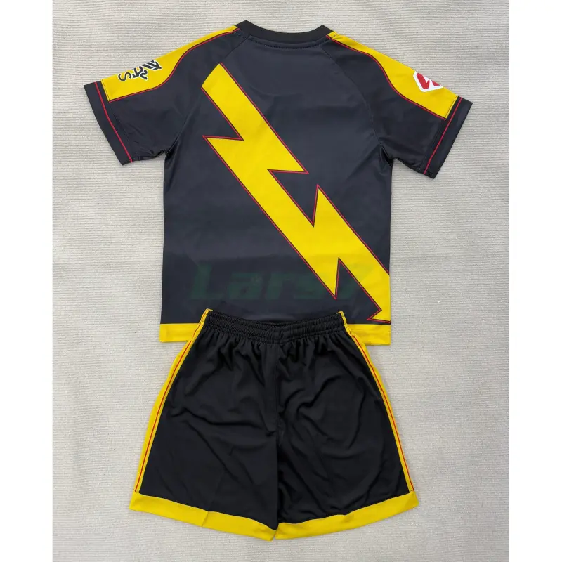 Camiseta Rayo Vallecano 3ª Equipación 2025/2026 Negro/Amarillo con Parche La Liga