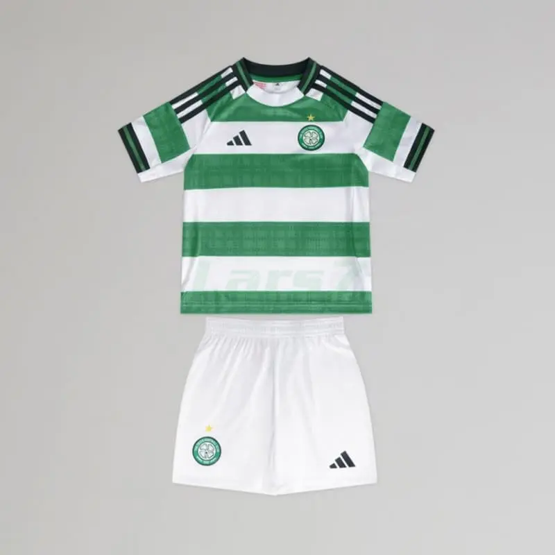 Camiseta Celtic 1ª Equipación 2025/2026 Verde/Blanco Niño Kit