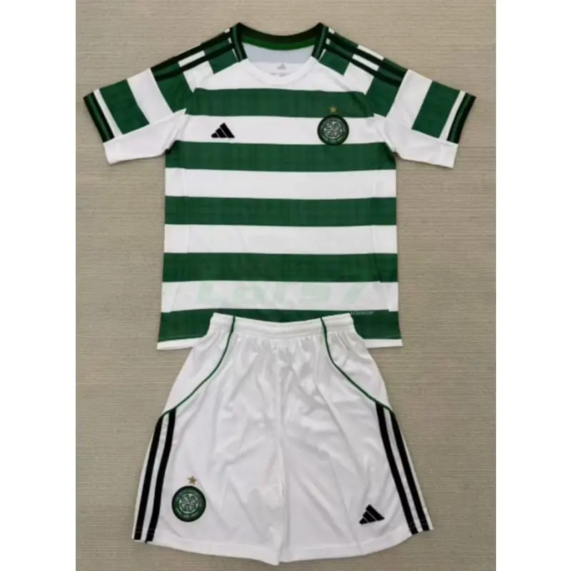 Camiseta Celtic 1ª Equipación 2025/2026 Verde/Blanco Niño Kit