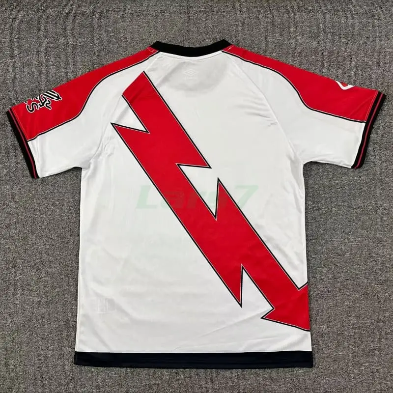 Camiseta Rayo Vallecano 1ª Equipación 2025/2026 Blanco/Rojo