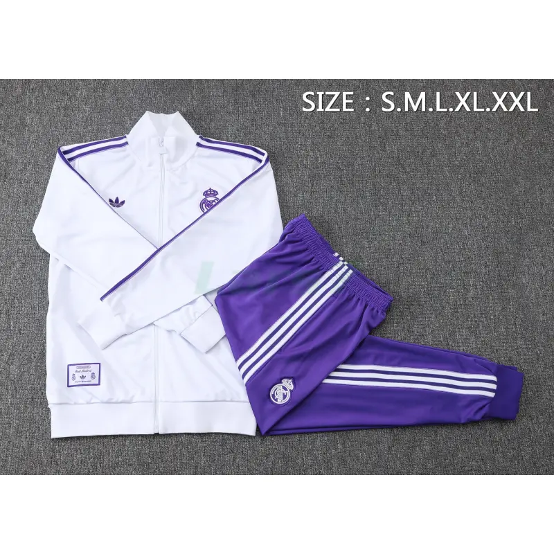 Chandal Real Madrid 2025/2026 Retro Blanco/Morado