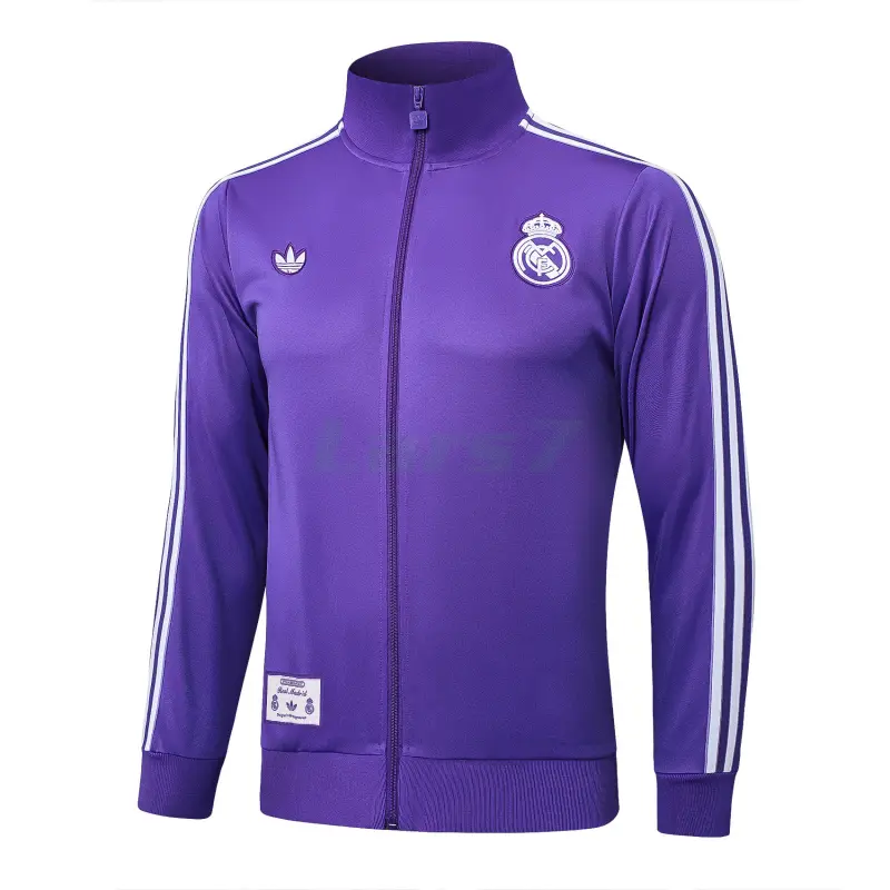 Chaqueta Real Madrid 2025/2026 Retro Morado Chaqueta Real Madrid 2025/2026 Retro Morado