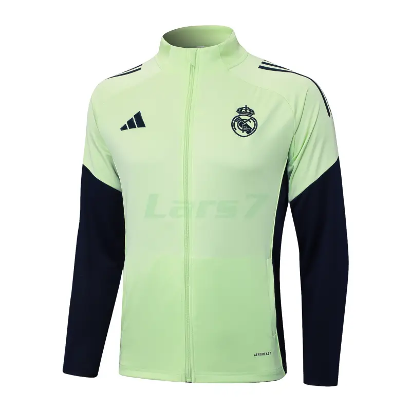 Chaqueta Real Madrid 2025/2026 Verde Claro Chaqueta Real Madrid 2025/2026 Verde Claro