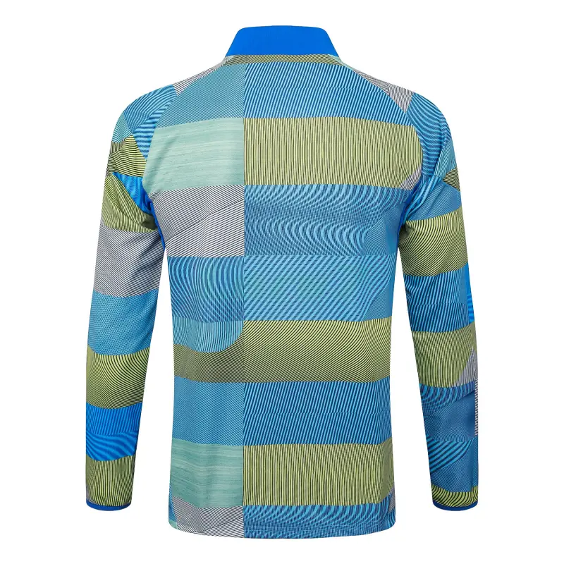 Chaqueta Real Madrid 2025/2026 en Azul y Verde a Rayas