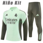 Sudadera de Entrenamiento Real Madrid 2025/2026 Niño Kit Verde Claro Sudadera de Entrenamiento Real Madrid 2025/2026 Niño Kit Verde Claro