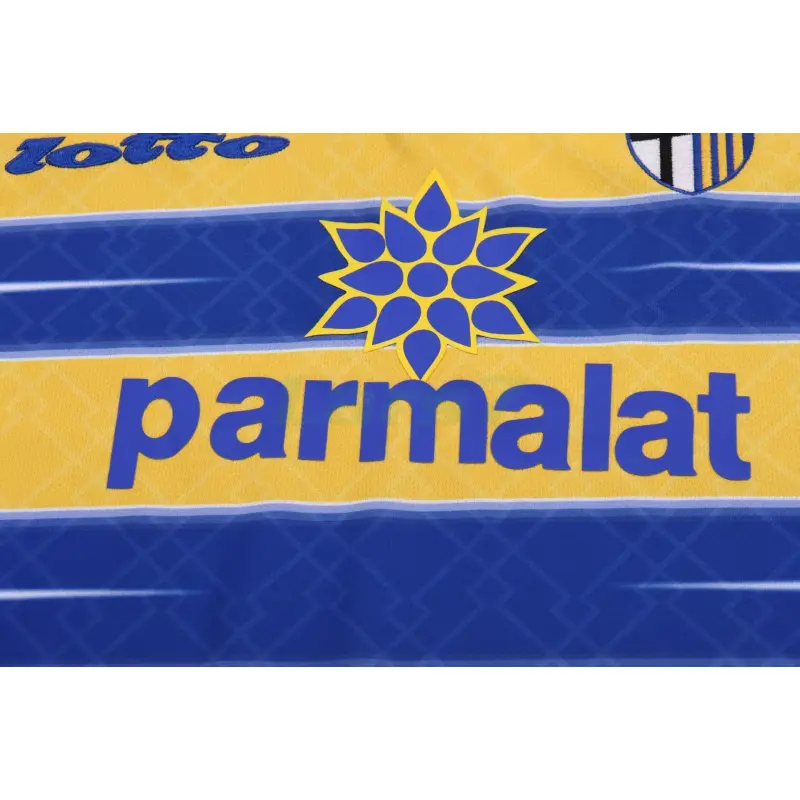 Camiseta Parma Calcio 1ª Equipación Retro 1998/99 Amarillo/Azul Niño Kit
