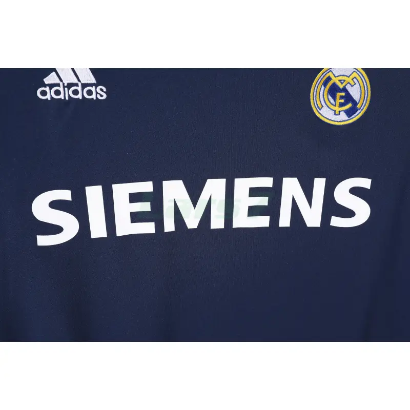 Camiseta Real Madrid 2ª Equipación Retro 2005/06 ML Azul Marino