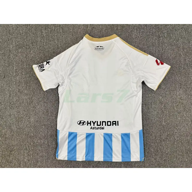 Camiseta Real Oviedo 3ª Equipación 2025/2026 Azul/Blanco con Parche La Liga