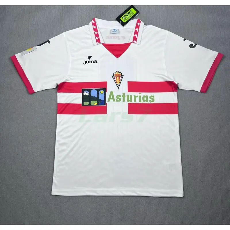 Camiseta Sporting de Gijón 2ª Equipación Retro 1996/97 Blanco