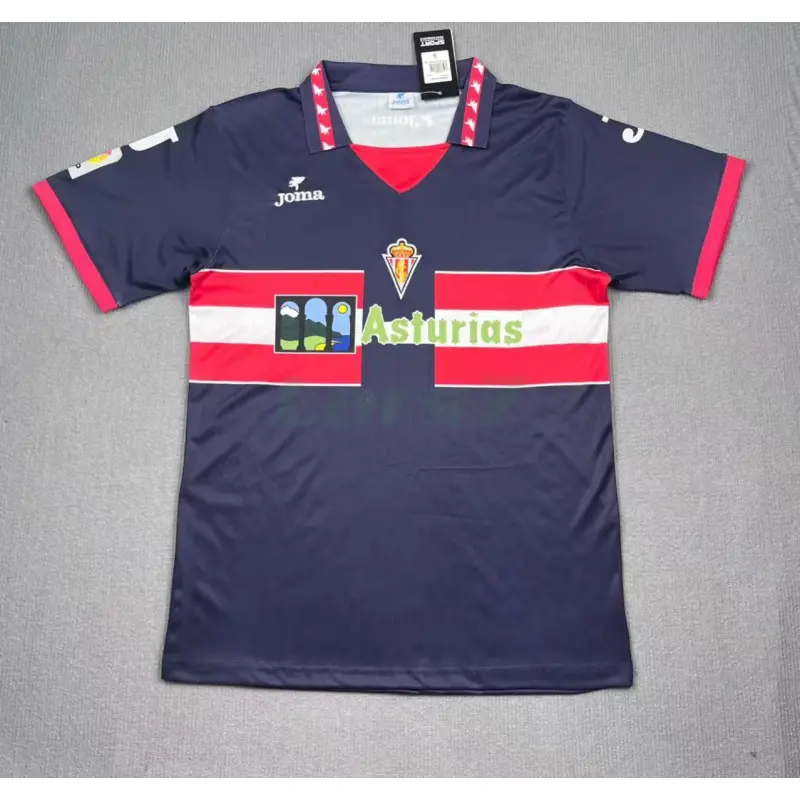 Camiseta Sporting de Gijón 3ª Equipación Retro 1996/97 Azul Marino