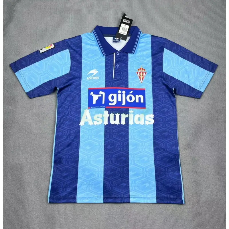 Camiseta Sporting de Gijón 3ª Equipación Retro 2002/03 Azul