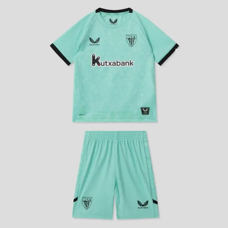 Camiseta Athletic de Bilbao 3ª Equipación 2025/2026 Verde Niño Kit