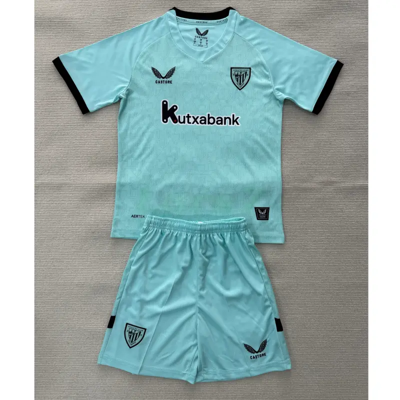 Camiseta Athletic de Bilbao 3ª Equipación 2025/2026 Verde Niño Kit