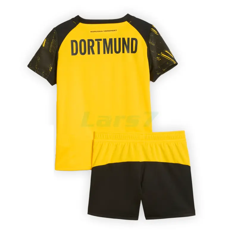 Camiseta Borussia Dortmund 1ª Equipación 2025/2026 Amarillo Niño Kit