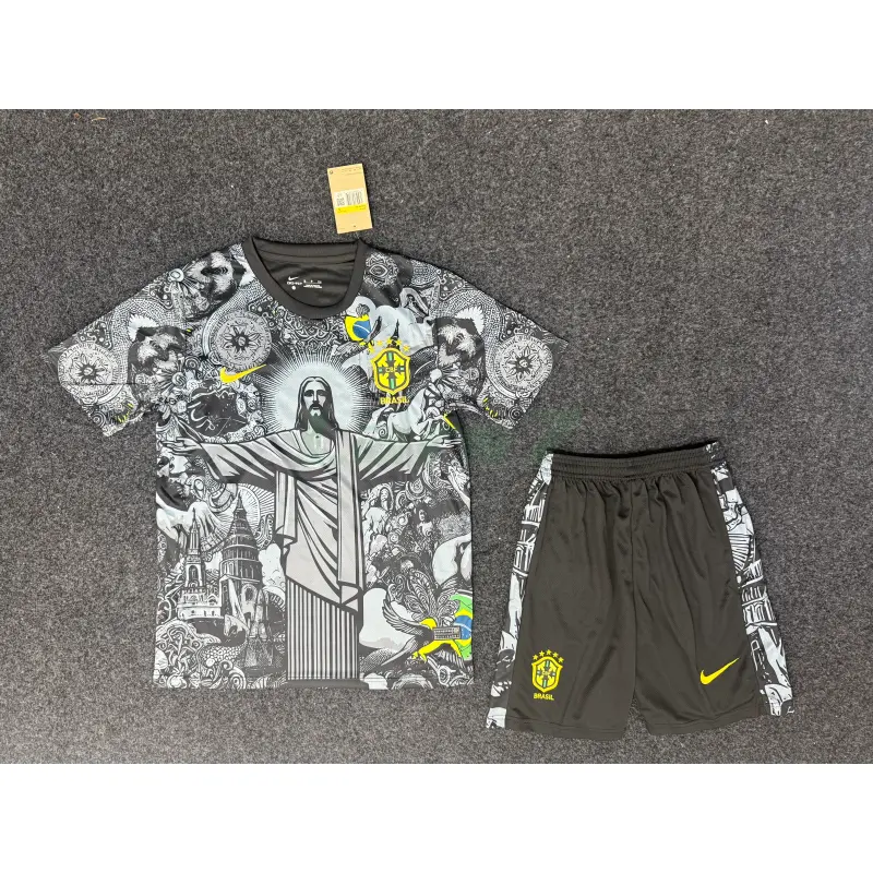 Camiseta Brasil 2024 Especial Edición Negro/Gris