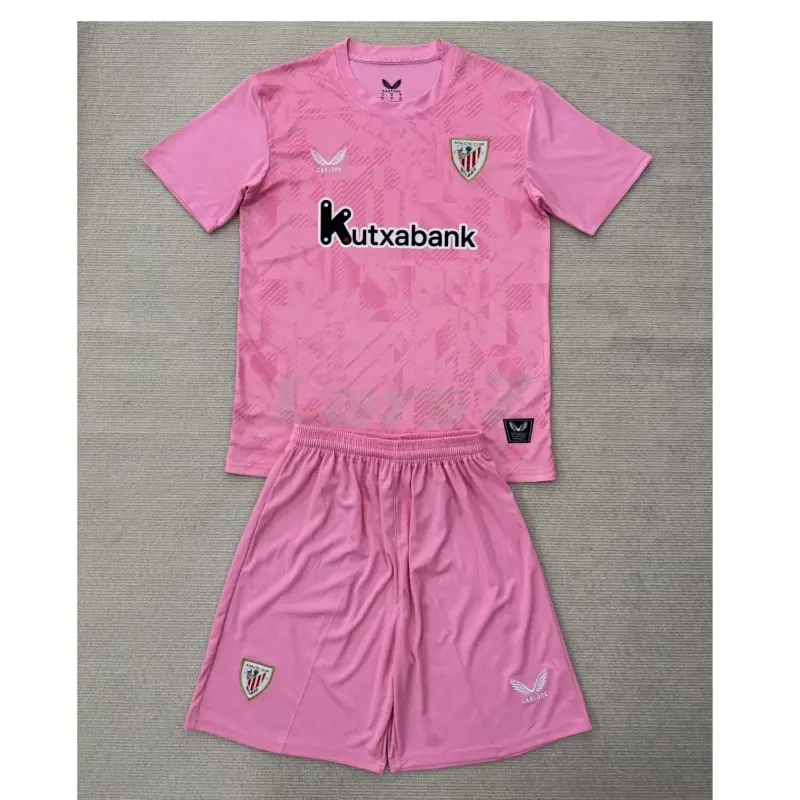 Camiseta de Portero Athletic de Bilbao 2025/2026 Rosa Niño Kit