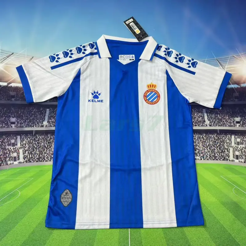 Camiseta Espanyol 1ª Equipación 2025/2026 Azul/Blanco