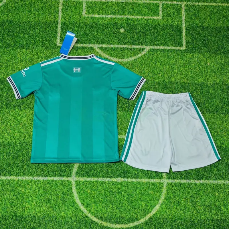 Camiseta Liverpool 3ª Equipación 2025/2026 Verde Niño Kit
