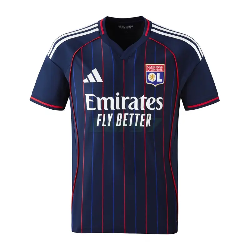 Camiseta Olympique De Lyon 2ª Equipación 2025/2026 Azul Marino
