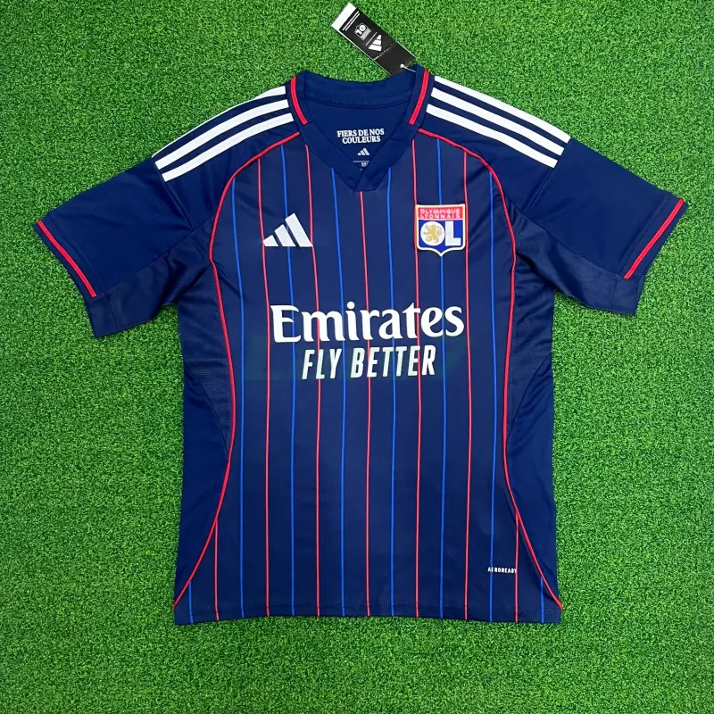 Camiseta Olympique De Lyon 2ª Equipación 2025/2026 Azul Marino