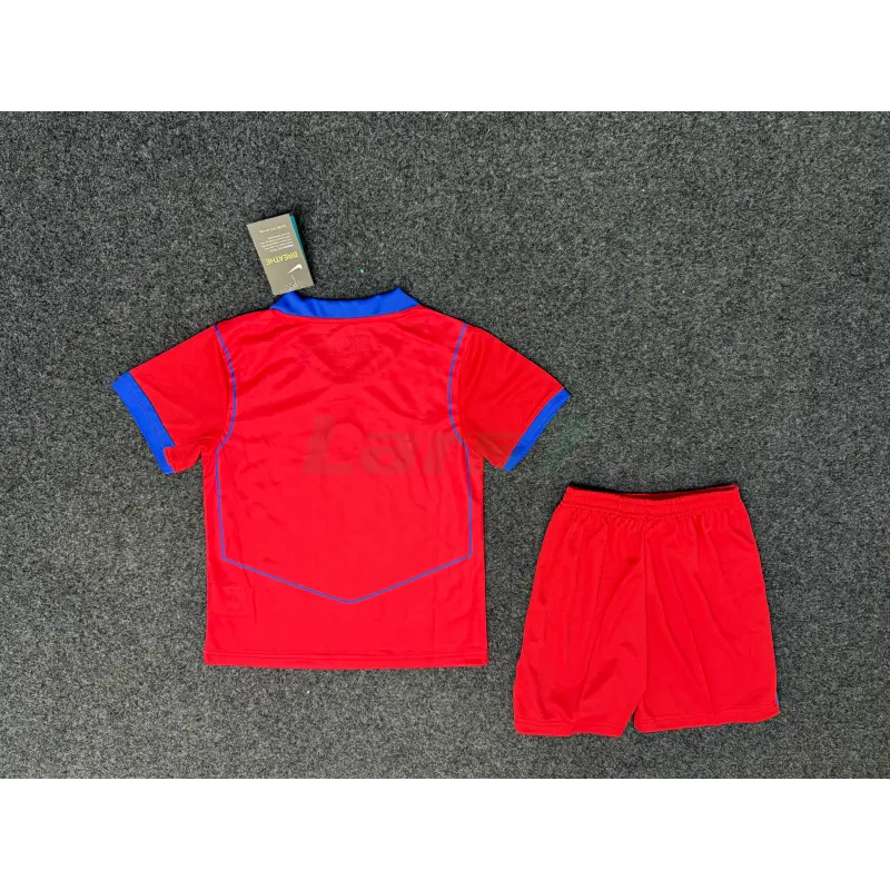 Camiseta PSG 3ª Equipación 2025/2026 Rojo Niño Kit