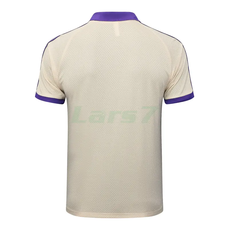 Polo Real Madrid 2025/2026 Beige/Morado Polo Real Madrid 2025/2026 Beige/Morado