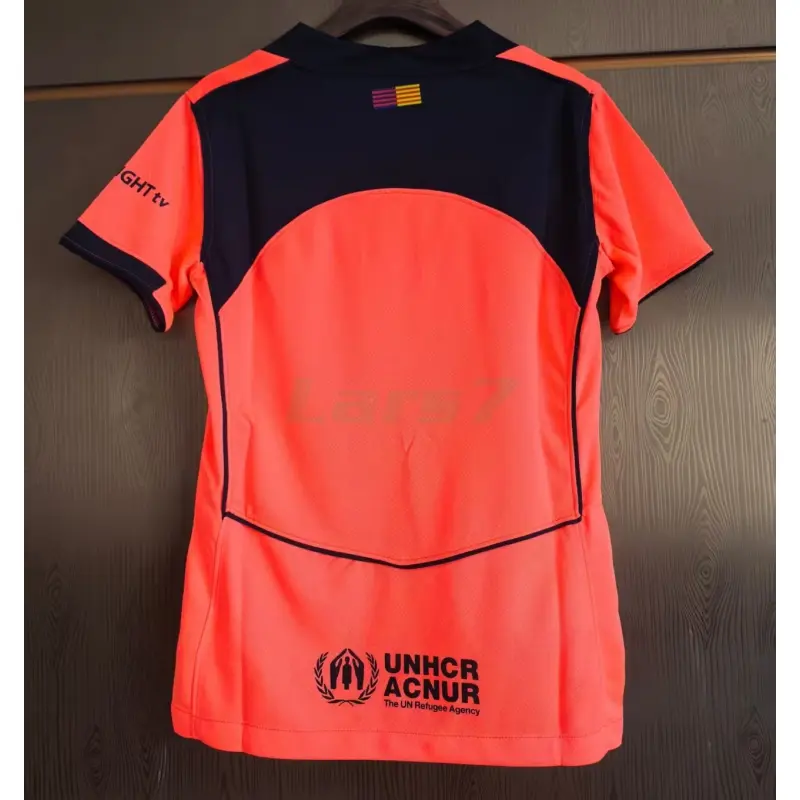 Camiseta Barcelona 3ª Equipación 2025/2026 Naranja Mujer