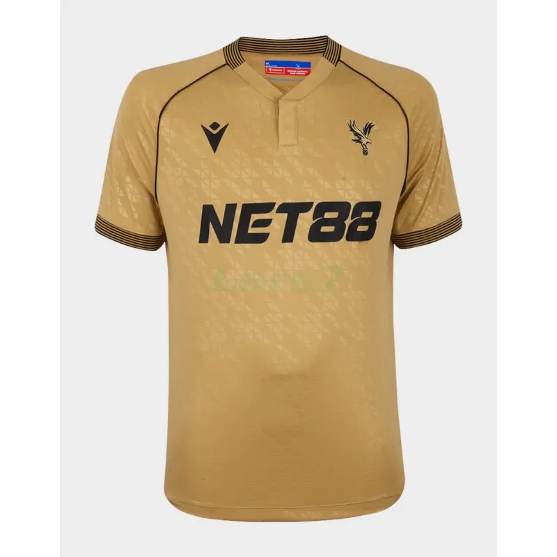 Camiseta Crystal Palace FC 3ª Equipación 2025/2026 Oro