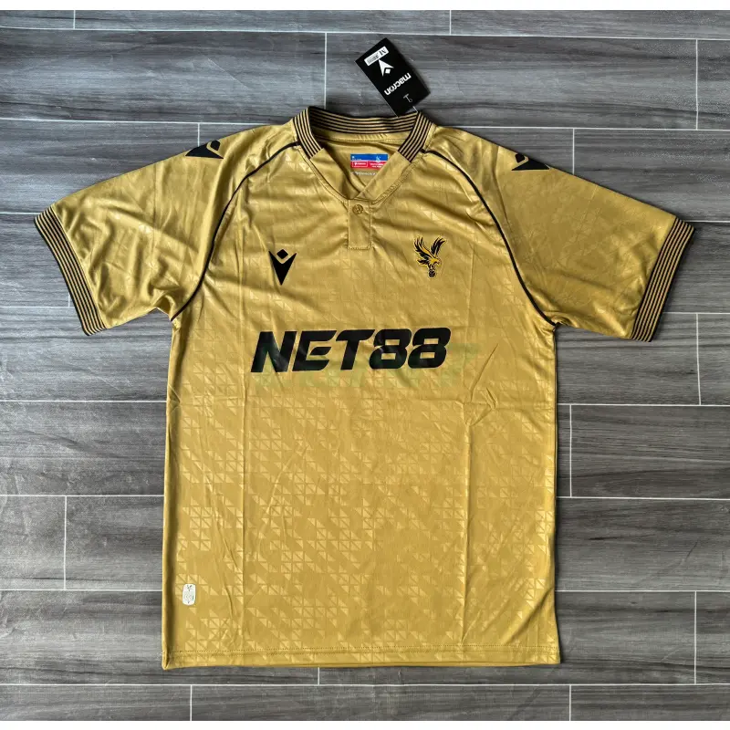 Camiseta Crystal Palace FC 3ª Equipación 2025/2026 Oro