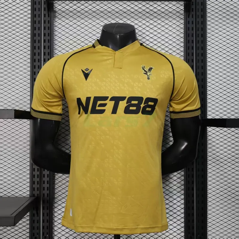 Camiseta Crystal Palace FC 3ª Equipación 2025/2026 Oro (EDICIÓN JUGADOR)