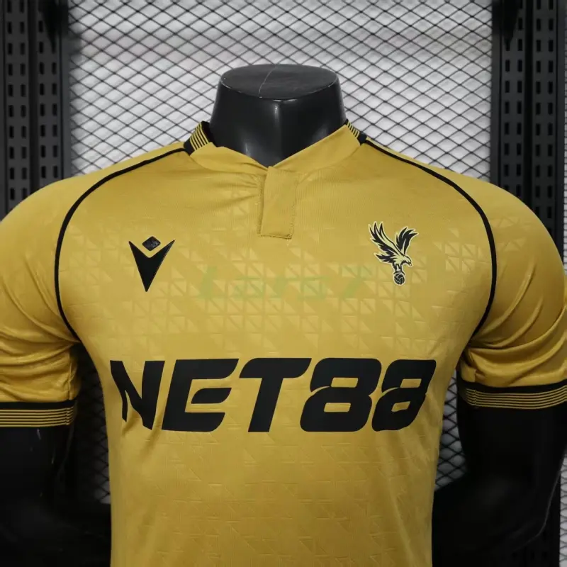 Camiseta Crystal Palace FC 3ª Equipación 2025/2026 Oro (EDICIÓN JUGADOR)