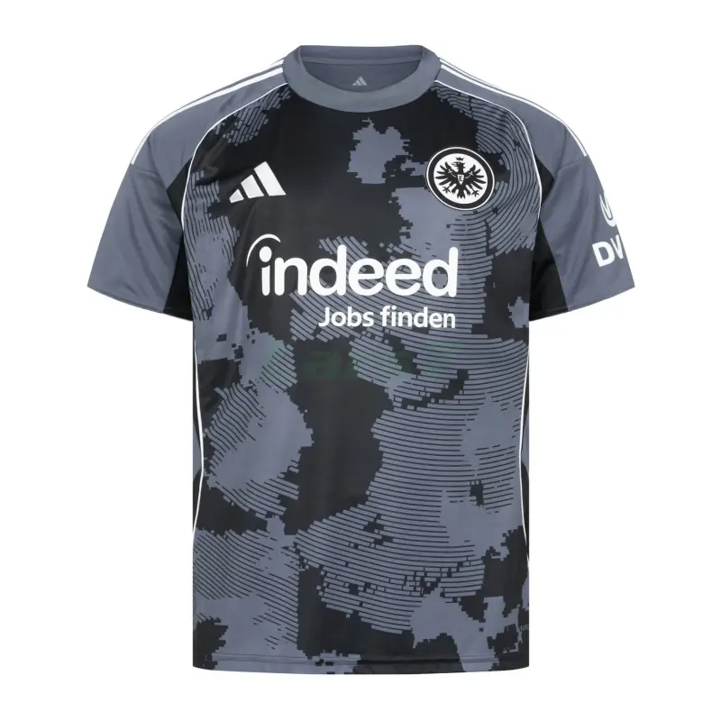 Camiseta Eintracht Fráncfort 3ª Equipación 2025/2026 Negro/Gris