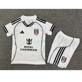 Camiseta Fulham F.C. 1ª Equipación 2025/2026 Blanco Niño Kit