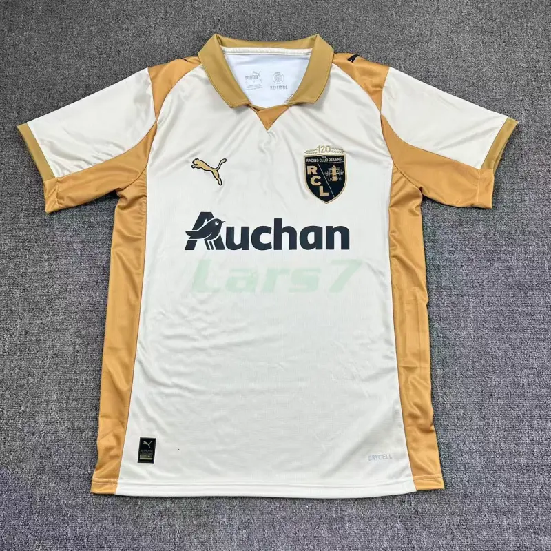 Camiseta RC Lens 3ª Equipación 2025/2026 Blanco/Marrón