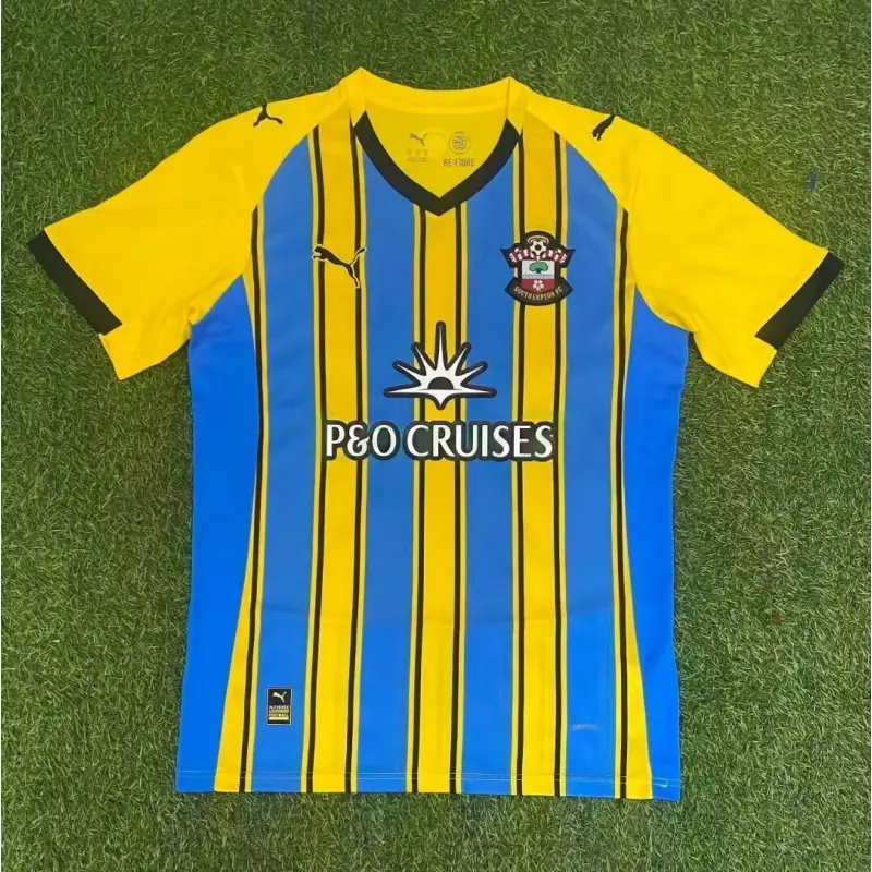 Camiseta Southampton 2ª Equipación 2025/2026 Amarillo/Azul