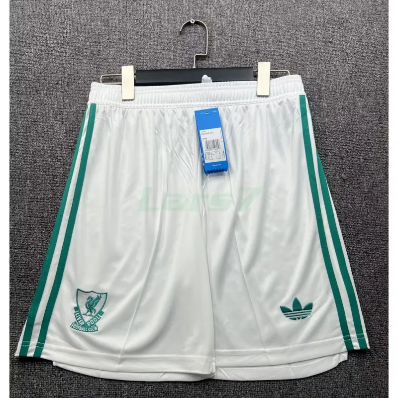 Pantalón Corto Liverpool 3ª Equipación 2025/2026 Blanco