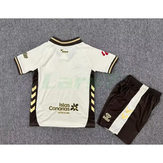 Camiseta Las Palmas 3ª Equipación 2025/2026 Beige Niño Kit con Parche La Liga