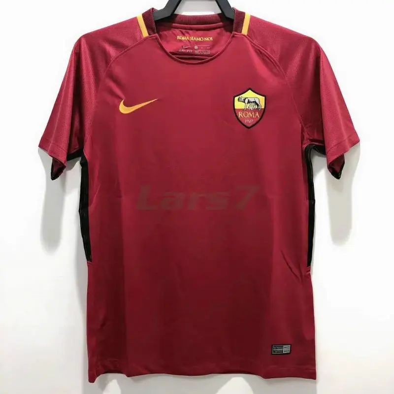 Camiseta AS Roma 1ª Equipación Retro 2017/18 Rojo