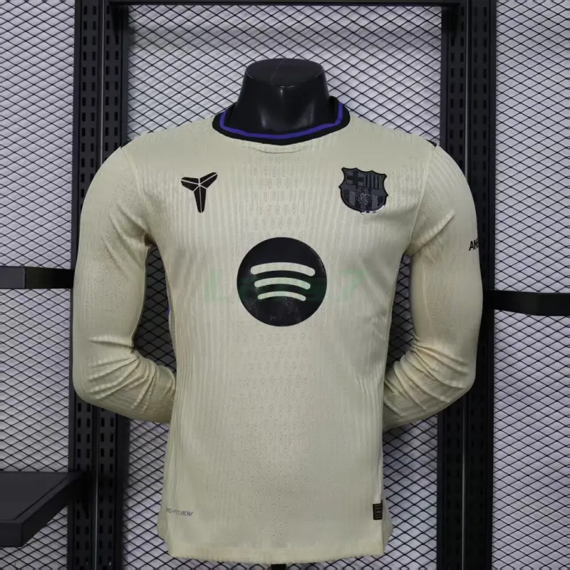 Camiseta Barcelona 2ª Equipación 2025/2026 ML Oro (EDICIÓN JUGADOR)