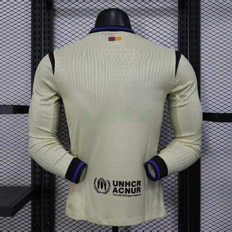 Camiseta Barcelona 2ª Equipación 2025/2026 ML Oro (EDICIÓN JUGADOR)