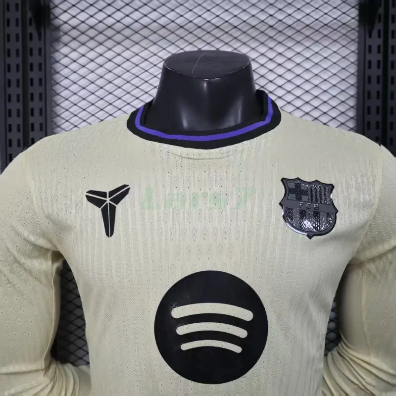 Camiseta Barcelona 2ª Equipación 2025/2026 ML Oro (EDICIÓN JUGADOR)