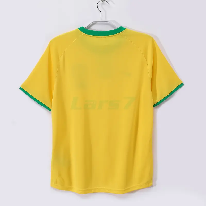 Camiseta Brasil 1ª Equipación Retro 2000 Amarillo