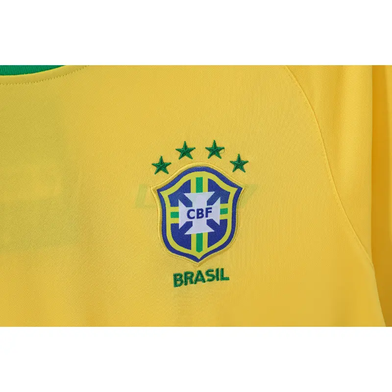 Camiseta Brasil 1ª Equipación Retro 2000 Amarillo