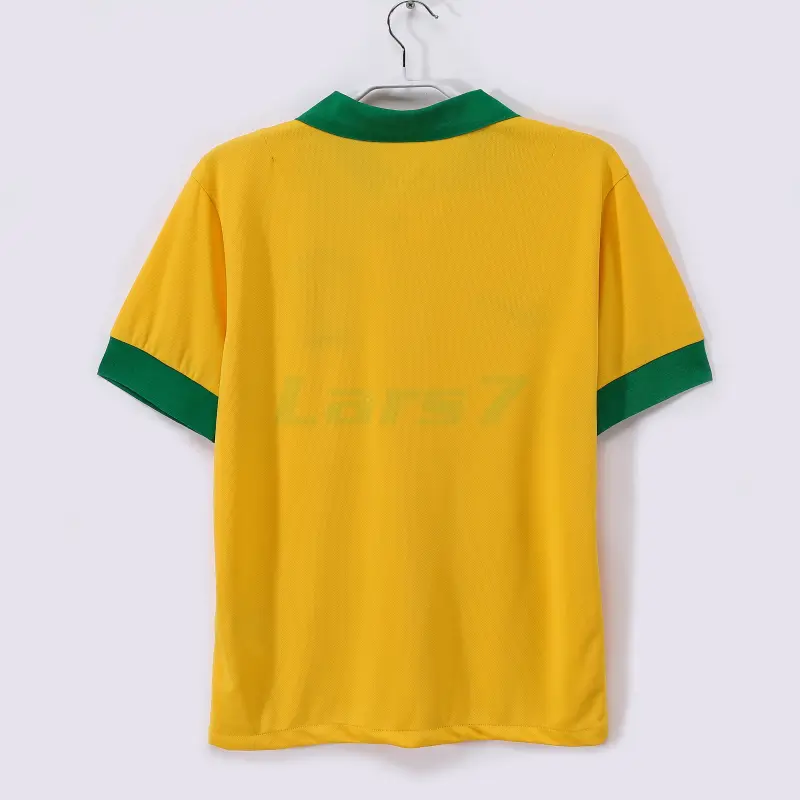 Camiseta Brasil 1ª Equipación Retro 2013 Amarillo