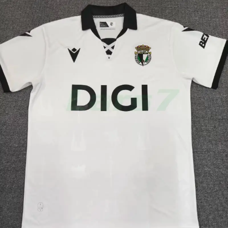 Camiseta Burgos CF 1ª Equipación 2025/2026 Blanco/Negro